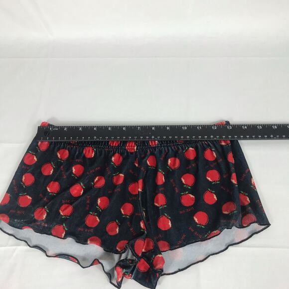 vintage 90's y2k Sugar girl mini shorts "bite me " size s - Picture 3 of 7